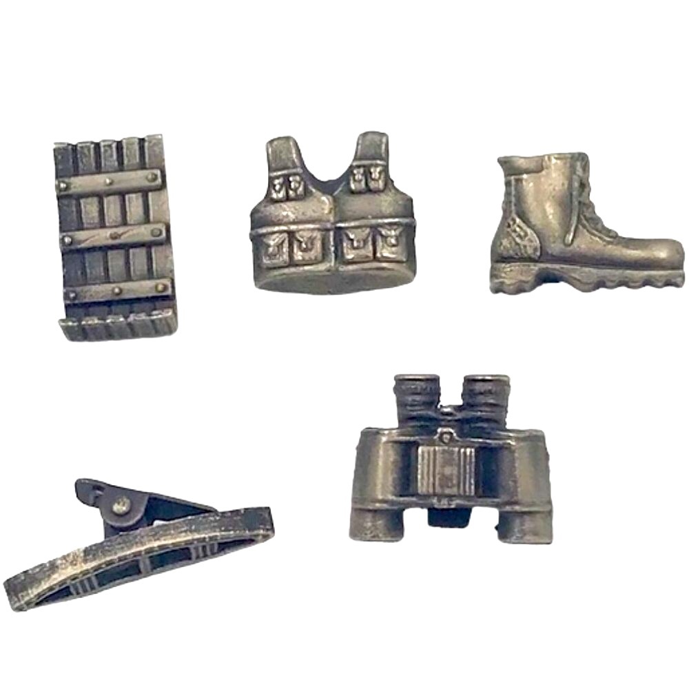 Micro Silver Tone Clip Collection Bundle Set Of 5 - image 1